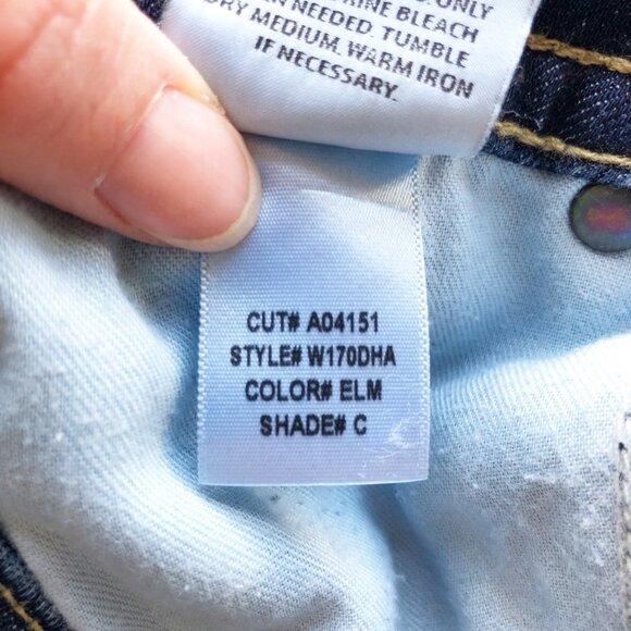 HUDSON Signature Bootcut Elm Dark Wash Double Button Flap Pocket Jeans Womens 28 - Picture 14 of 14